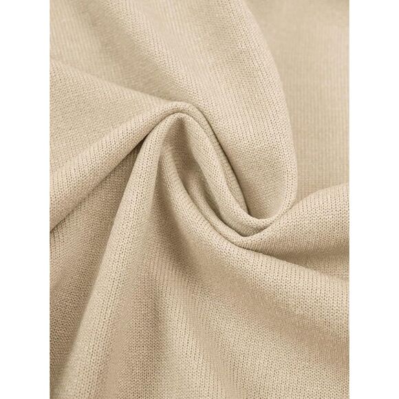 Aossfre Apricot Lantern Long Sleeve Jumpsuit Ruffle Mini Short Romper Sz M - Picture 7 of 10